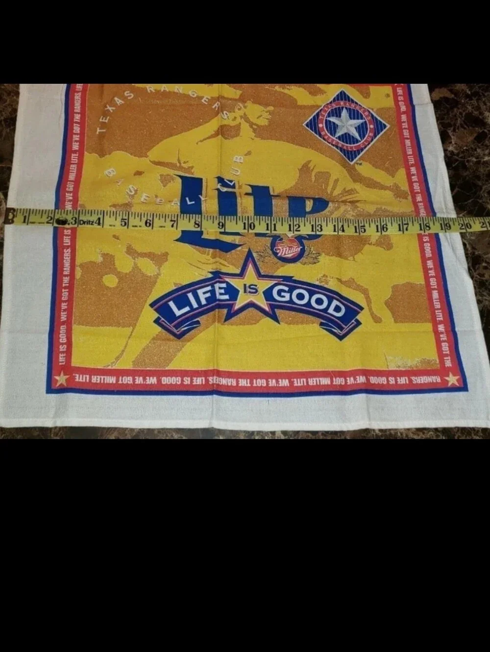 VTG 1990's Texas Rangers/Miller Lite 